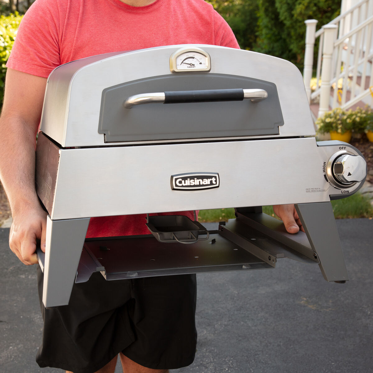 3-in-1 Grill, Griddle, and Pizza Oven | Cuisinart Portables